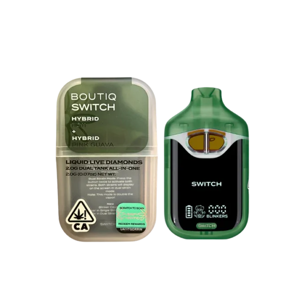 BOUTIQ_SWITCH_V4_RS11_X_PINK_GUAVA Boutiq Switch V4 | RS11 x Pink Guava | 2G Dual Tank Einweg Vape