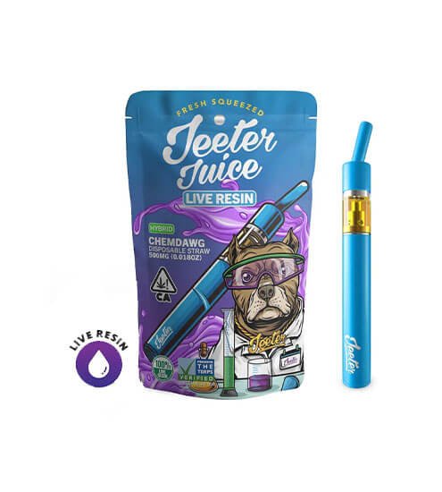 Chemdawg Jeeter Juice Disposable Live Resin Straw | 500mg