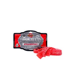Devour Sour Belts – Strawberry 3.000mg