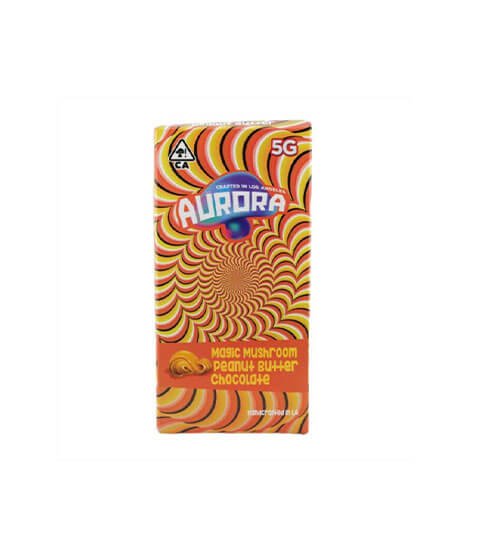Ppp02 Aurora | Peanut Butter | Magic Mushroom Chocolate Bar | 5G
