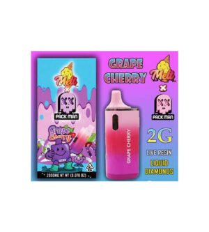 Ppp18 Pack Man | Grape Cherry | NEW V2 Einweg Vape | 2G (2.000 mg)