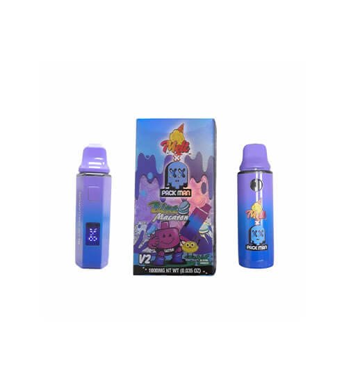 Ppp25 Pack Man | Blue Macaron | NEW V2 Einweg Vape | 2G (2.000 mg)